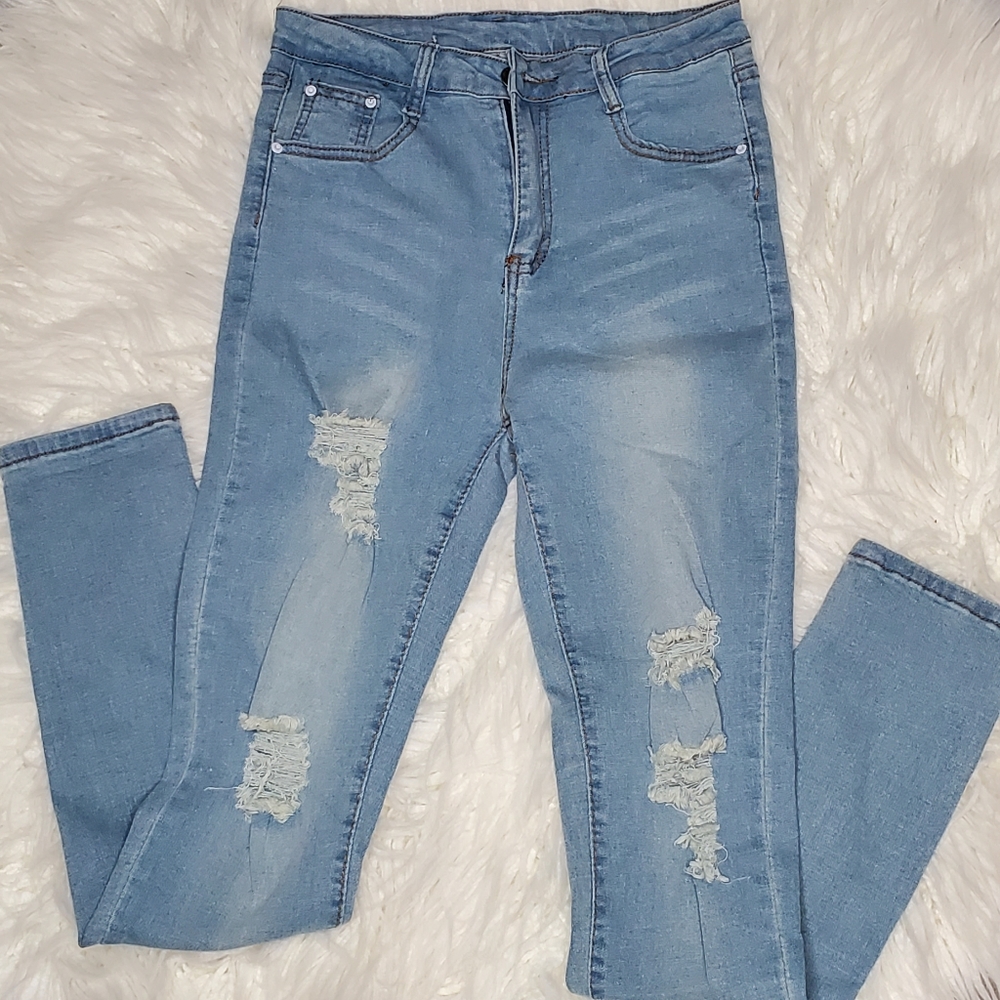 High Waist Skinny Jeans - Picture 2 of 5